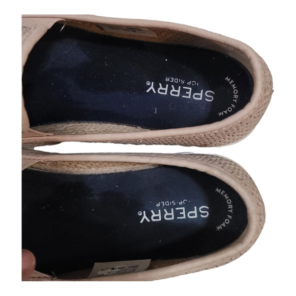 Sperry Seaside Perf Women's Tan Sneakers size 8.5 - Picture 3 of 8
